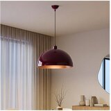 Brilagi LED luster na sajli METALO 1xE27/40W/230V Ø 40 cm bordo/bakarna Cene