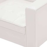  Naslanjač belo umetno usnje | Shoptok.si