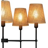  Luster na šipci MADELA 5xE14/40W/230V juta/crna | Eponuda.com
