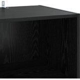  Kreveta Crni hrast 45 x 41 x 185 cm Konstruirano drvo Slike