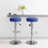  Barski stolci od tkanine 2 kom plavi | shoptok.hr