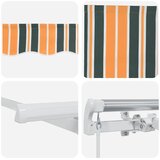  Skrovita tenda Zelena 250 x 200 cm tkanina | shoptok.hr