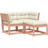  3-dijelni set vrtnih sofa s jastucima od masivne duglazije | shoptok.hr