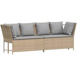  Vrtna sofa s jastucima bež poliratan | shoptok.hr