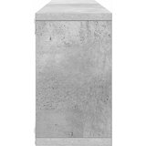  Kockaste zidne police 2 kom boja betona 80x15x26,5 cm drvene | Eponuda.com