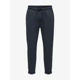 Only Dark blue men's chino pants & SONS Anton - Men