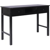  Radni stol crni 108 x 45 x 76 cm od masivnog drva paulovnije | Eponuda.ba