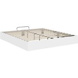  Otomanski krevet Bijeli 203 x 160 x 25 cm Konstrukcijsko drvo | shoptok.hr