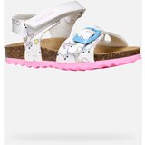 Geox White Girls Sandals Chalki - Girls | shoptok.hr