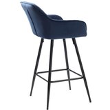 Unique Furniture Moder žameten barski stol (višina sedeža 67 cm) Milton – | Shoptok.si