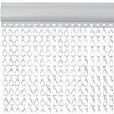  Lančani zastor za zaštitu od muha 100 x 200 cm aluminijski | shoptok.hr