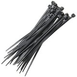 Oem Komplet kabelskih vezic 100 plastičnih 2,5 mm x 100 mm črne barve, (21736838) | Shoptok.si
