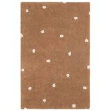 Lorena canals® pralna preproga 100x150 mini dot chestnut | Shoptok.si