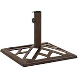  Podstavek za senčnik bronast 44x44x31 cm lito železo, (20801041) | Shoptok.si