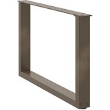  Noge za klub stolić U-oblik 2 kom Prirodni čelik 60 x (42-43) cm Čelik | shoptok.hr