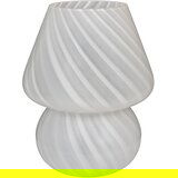 House Nordic Bijela LED stolna lampa sa staklenim sjenilom (visina 19,5 cm) Alton – Cijene