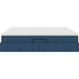  Krevet s madracem i skladištem Plava 200 x 200 cm Poliester | shoptok.hr