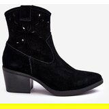 S. BARSKI Suede Cowboy Boots with Lace D&A | Shoptok.si
