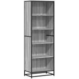  Polica za knjige siva Sonoma 60x35x170,5 cm izrađeno drvo | shoptok.hr