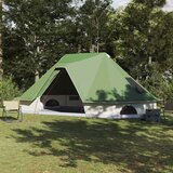 Tipi šator s krovom s pohranom Zelena 680 x 430 x 270 cm taft | shoptok.hr