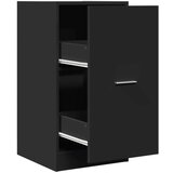 vidaXL lekarniška omara črna 40x41x77,5 cm inženirski les | Shoptok.si
