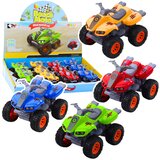 Quad Bike With Rubber Tires Metal Body Mix | shoptok.hr