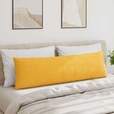 vidaXL Blazine za kavč 2 pcs Svetlo rumena 145 x 40 cm Žametna tkanina | Shoptok.si