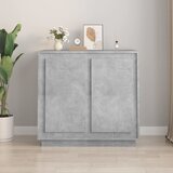  Komoda siva boja betona 80 x 34 x 75 cm od konstruiranog drva | shoptok.hr