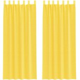 vidaXL Voile zavese z zankami 2 kosa rumene 140x260 cm, (5000297573) | Shoptok.si