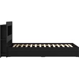  Okvir kreveta s pohranom Crna 90 x 190 cm Konstruirano drvo | shoptok.hr