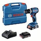 Bosch GSB 18V-45 06019K3302 akumulatorska bušilica 18 V 2.0 Ah Li-Ion uklj. 2 akumulatora, uklj. punjač, uklj. kofer | Eponuda.ba