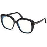 Tom Ford Blue Block Ženski okvir za dioptrijske naočare 0FT6043-B 153, Crni Cene