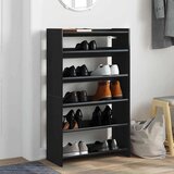  Stalak za cipele crni 60x25x100 cm od konstruiranog drva | shoptok.hr