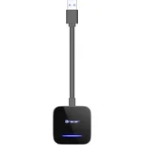 Brezžični adapter CarLink PRO za CarPlay in Android Auto črne in srebrne barve, (5000261859)