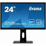 Iiyama monitor Prolite 24" 1920x1080, 250cdm˛, 13cm Height Adj., Pivot, Stand, Speakers, VGA, HDMI, DisplayPort, USB2.0x 2, 1ms ( B2483HSU-B5) cene