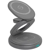3v1 brezžični magnetni polnilnik za telefone in ure