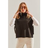 Bianco Lucci Women's Turtleneck Belt Tie Knitwear Sweater | shoptok.hr