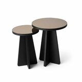 Hanah home Set bočnih stočića Luna Black | Eponuda.com