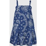 GAP Children's linen dress with blueprint - Girls Cijene