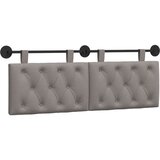  Držeće uzglavlje Zidne Sivo-smeđa 130 x 55 x 7 cm tkanina - Sivo-smeđa 120 cm bez LED | shoptok.hr
