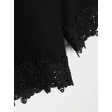Sinsay Pamučna bluza s čipkastom aplikacijom | shoptok.hr