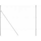 vidaXL Ograja šestkotna 1.5x10 m Pocinkano jeklo, Ograjni stebri 7 kos Ø32 mm 200 cm Pocinkano jeklo | Shoptok.si
