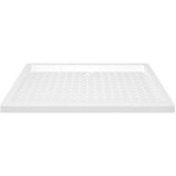  Podloga za tuširanje s točkicama bijela 70 x 100 x 4 cm ABS | shoptok.hr