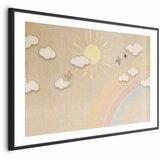  Plakat - Rainbow Day 90x60 Crni okvir s margom | shoptok.hr