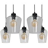  Luster na sajli SANTIAGO 5xE27/60W/230V proziran | Eponuda.com