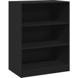 Furnova Garderobna omara črna 77x48x102 cm iverna plošča, (21930074) | Shoptok.si