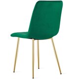 Lava stolica - zeleni baršun / zlatne noge x 1 | shoptok.hr