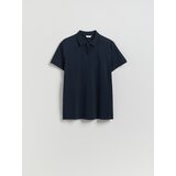Reserved Polo-majica od merceriziranog pamuka - mornarsko plava | shoptok.hr