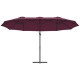  Suncobran Bordeaux Crvena 372 x 198 x 243 cm | Eponuda.com