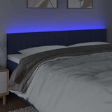  Uzglavlje plavo 180x5x78/88 cm od tkanine | shoptok.hr